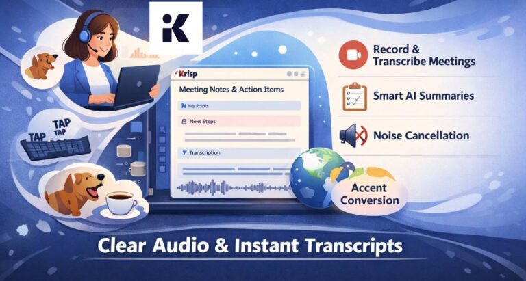 Krisp AI review Krisp noise cancellation Krisp AI meeting assistant Krisp AI transcription Krisp AI features Krisp AI software Krisp AI tool Krisp AI for meetings